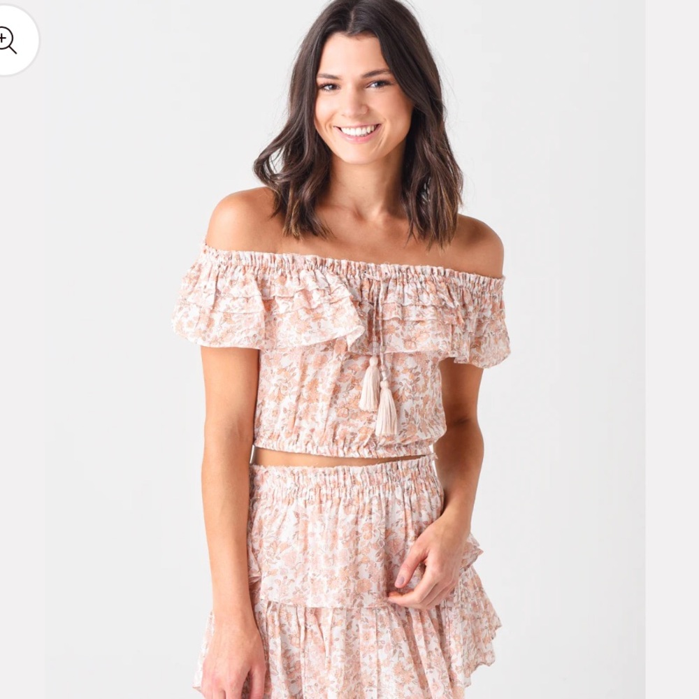 LoveShackFancy Women's Dorin Crop Top